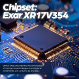 Manhattan Tarjeta Serial PCI Express de 4 puertos, PCIe, VGA, PCIe 2.0