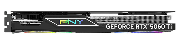 PNY GeForce RTX 5060 Ti EPIC-X RGB OC NVIDIA 8 GB GDDR7, 128 Bit, 7680 x 4320 Pixeles, PCI Express x8 5.0