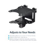 StarTech.com Soporte de Montaje VESA para Clientes Delgados - Caja VESA para Thin Clients - Soporte para Clientes Ligeros soportes para cpu Peana para monitor Escritorio pequeño 5 kg 75 x 75,100 x 100 mm
