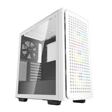 DeepCool CK560 carcasas ordenador ABS, SPCC, Vidrio templado Midi Tower PC Blanco
