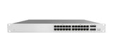 Cisco Meraki MS120-24P Gestionado L2 Gigabit Ethernet (10/100/1000) Energía sobre Ethernet (PoE) 1U Gris, Montaje en rac
