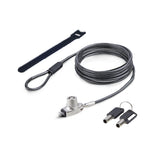 StarTech.com Cable de Seguridad Delgado para Portátil Compatible con Noble Wedge® de 1,5m - Cable Antirrobo para Portáti