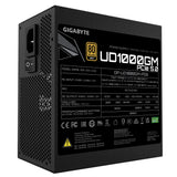 GIGABYTE UD1000GM PG5 V2 Fuente de Alimentación – PCIe Gen 5.1, 80 PLUS Gold, Diseño completamente modular, Ventilador de 120 mm, Compatible con ATX 3.1, Enchufe EU unidades de fuentes de alimentación 1000 W 100 - 240 V 50/60 Hz 15 - 6.5 A