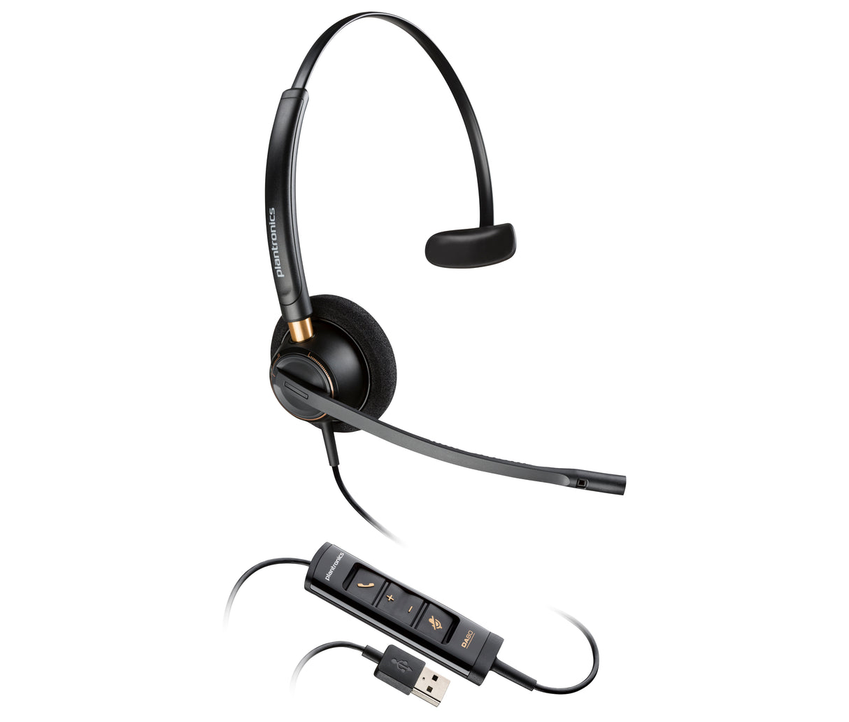 HP Poly Auriculares monoaurales Poly EncorePro 515 USB-A