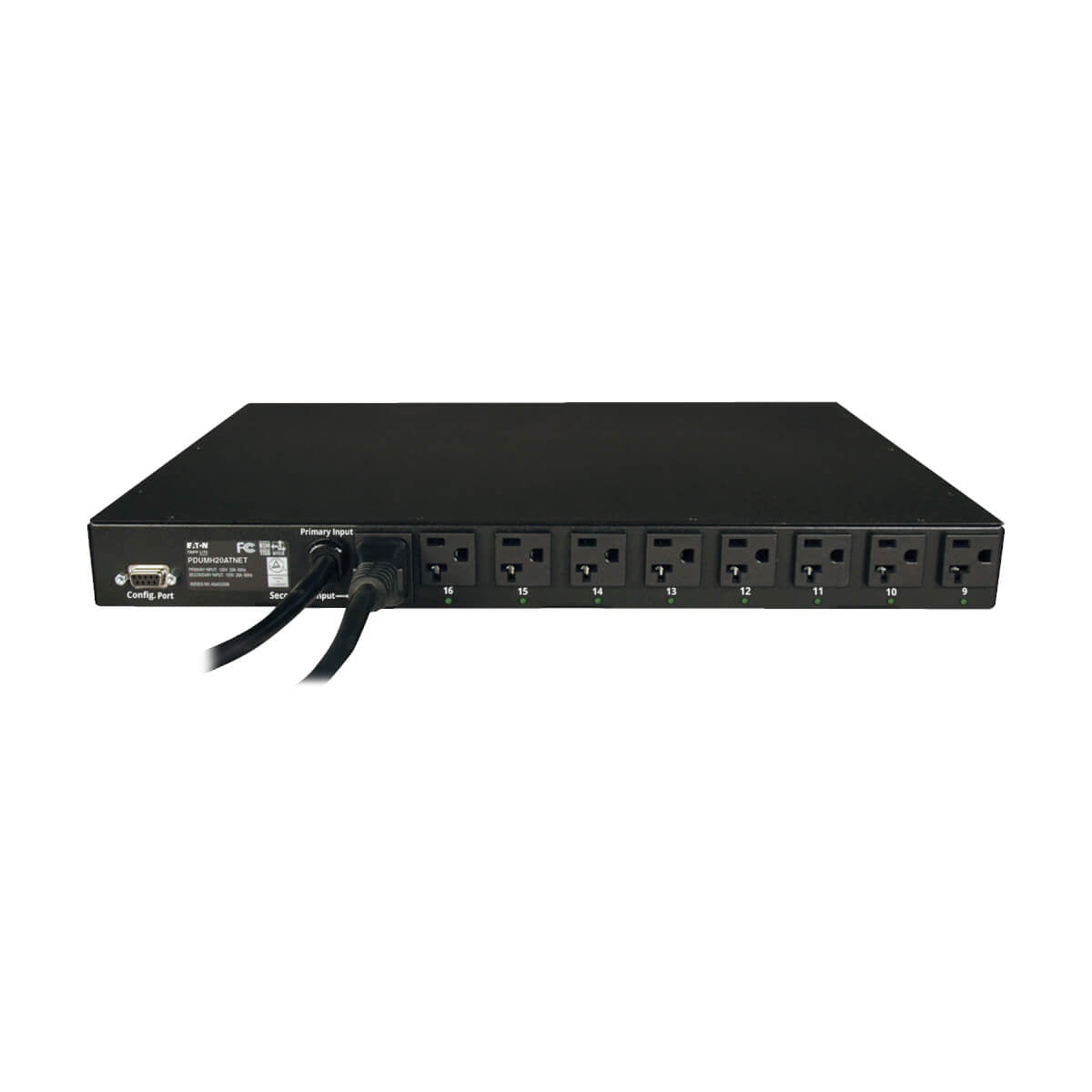 Tripp Lite PDUMH20ATNET PDU Monofásico Controlable con Switch de Transferencia Automática, 1.9kW, Entradas 15-20P / 5-20