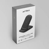 Cargador ACTECK de Escritorio Energon S-Mate CI710 Base Plegable+ Inalámbrica 15W / Para Smartphones / Negro