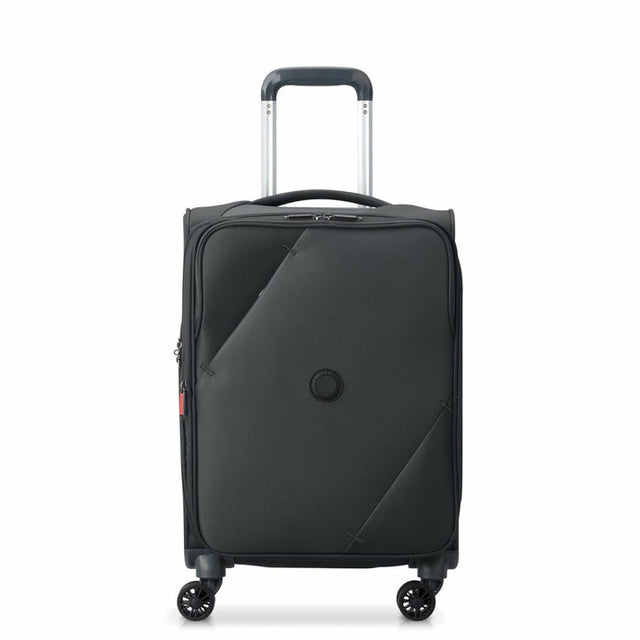 Delsey MARINGA Maleta Cubierta suave Negro 36.65 L Poliéster, 4 rueda(s), Rueda giratoria, Cerradura de combinación de l