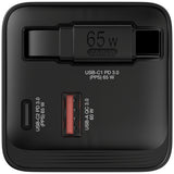 Verbatim GaN Charger 65W cargador de dispositivos móviles Universal Corriente alterna 1 1