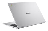 ASUS Chromebook CX1500CKA-Cel8G128-C2 Laptop Transparent Silver Chromebook Plata Concha