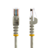 StarTech.com Cable de 3m Gris de Red Fast Ethernet Cat5e RJ45 sin Enganche - Cable Patch Snagless Cables de red 3 m Cat5