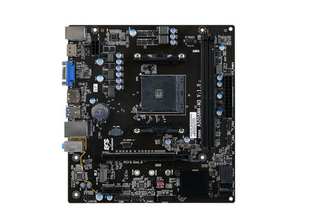 ECS A520AM4-M3D placa base AMD A520 Enchufe AM4 Mini-ATX, AMD Ryzen 2000 Series, AMD Ryzen 3000 Series, AMD Ryzen 5000 S