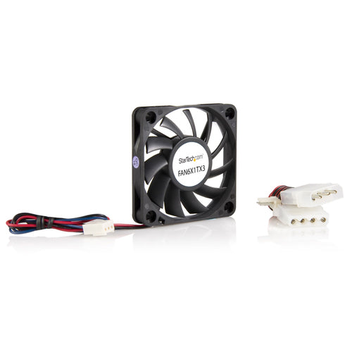 StarTech.com Ventilador Fan para Chasis Caja de Ordenador PC Torre - 60x10mm - Conector TX3 Sistemas de refrigeración pa