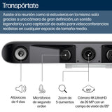 HP Poly Barra de vídeo USB Poly Studio V52 cámaras de videoconferencia Cámara única Si 5 x 95 °