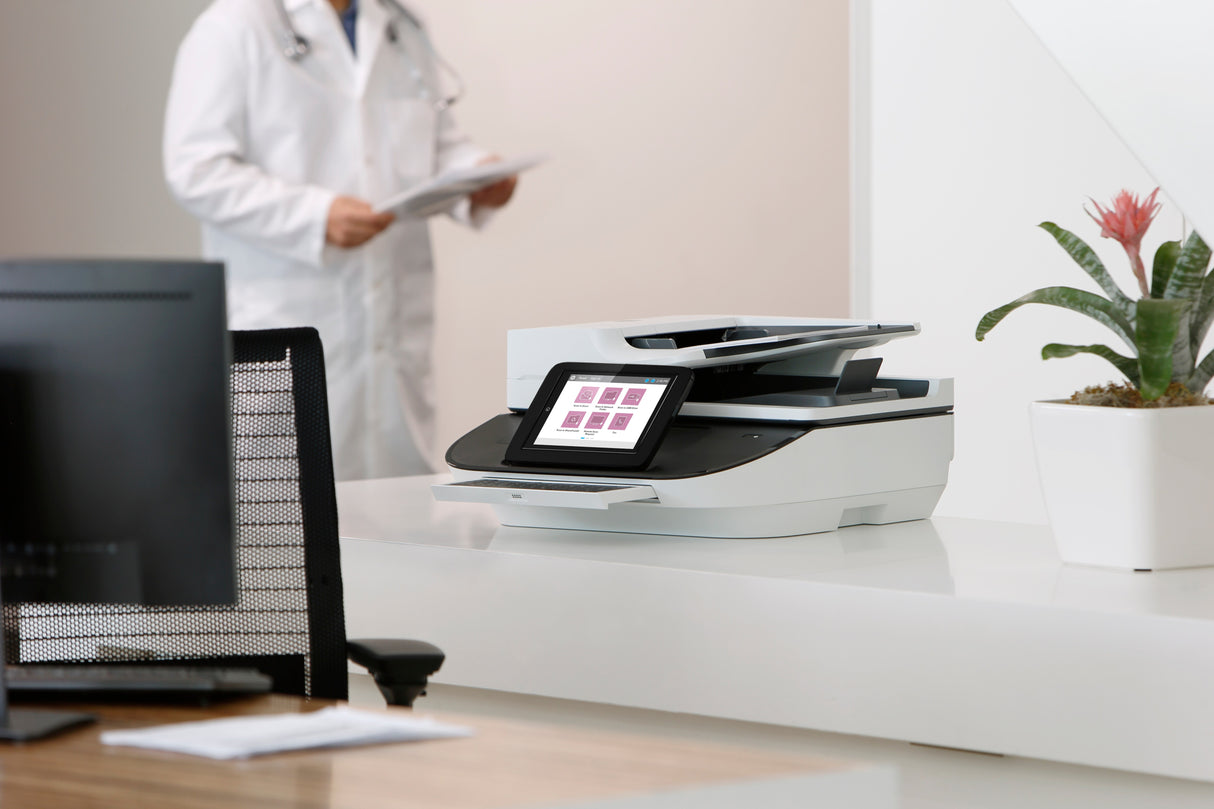 HP Digital Sender Flow 8500 fn2 Escáner de cama plana, LCD, Tocar, CSV