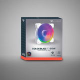 Balam Rush Eolox Blaze EX50W Gabinete de la computadora Enfriador de aire 12 cm Blanco 1 pieza(s), 1500 RPM