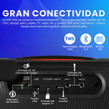 BAFLE VORAGO KSP-530 40W RMS 2x6" + 2x2.5" TWEETER 5400mAh FLAME LIGHT TWS USB / TF / BT / AUX