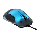 MOUSE VORAGO START THE GAME MO-505 ALAMBRICO RGB NEON HASTA 7,200 DPIS USB TRASPARENTE