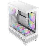 GABINETE ANTEC (CX700 ARGB WHITE) MEDIA TORRE ATX,CRISTAL,S/FUENTE,3*FAN,1*USB-C,1*USB 3.0,BLANCO