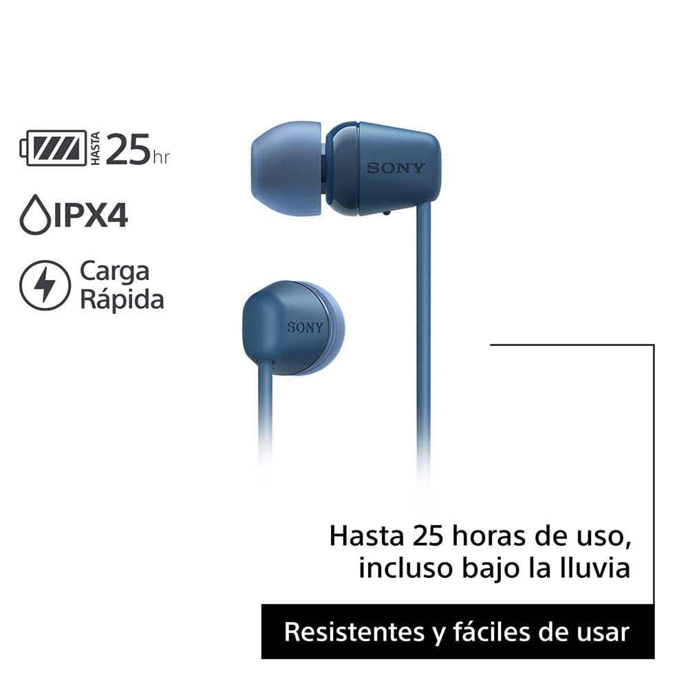 Sony WI-C100/LZ UC Auriculares Auriculares Dentro de oído Llamadas/Música Binaural