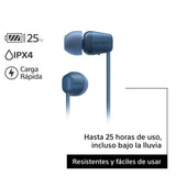 Sony WI-C100/LZ UC Auriculares Auriculares Dentro de oído Llamadas/Música Binaural