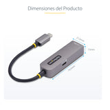 StarTech.com Adaptador de Red USB Tipo C a Ethernet - Adaptador de Red Externo USB-C a RJ45 2,5/1Gb - NBASE-T - USB 3.1 - Entrega de Alimentación PD 100W de Paso - Compatible con Thunderbolt - Win/Mac tarjetas de red Alámbrico USB Tipo C Ethernet 1
