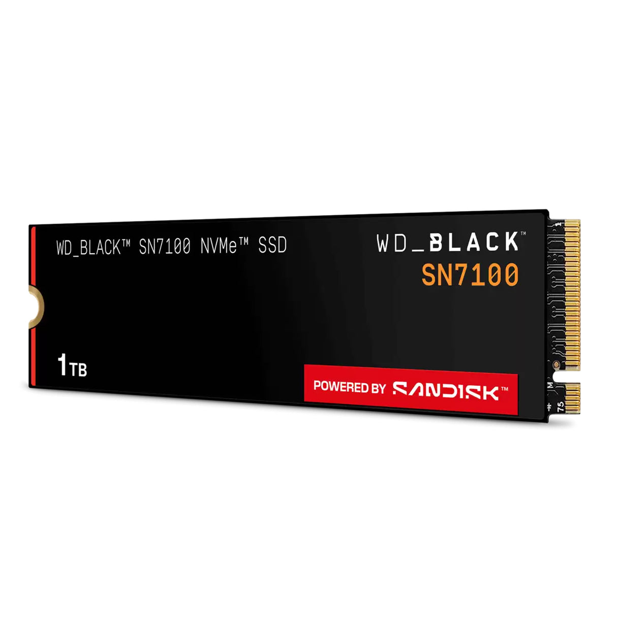 Western Digital Black WDS100T4X0E-00CJA0 unidad interna de estado sólido 1 TB M.2 PCI Express 4.0 NVMe TLC 3D NAND