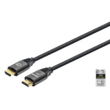 Cable Manhattan Hdmi Certificado Ultra Alta Velocidad 8K A 60Hz/4K A 120Hz C/Ethernet 1M Color Negro - 355933 FullOffice.com