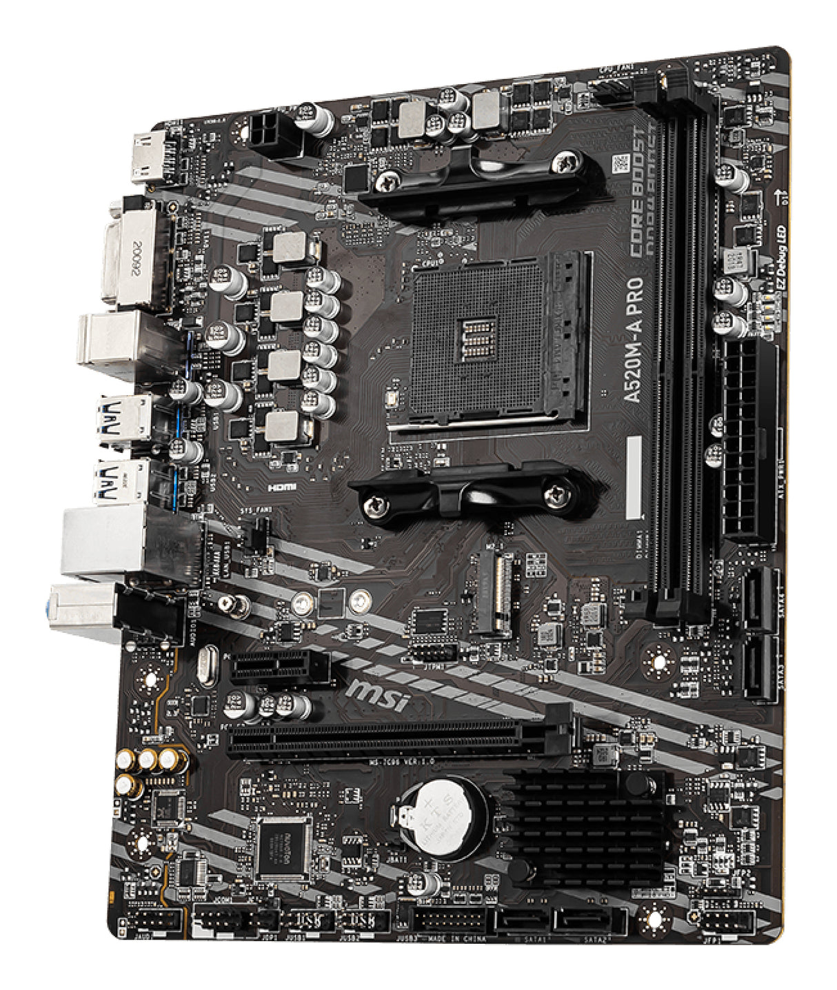 MSI A520M-A PRO placas base AMD Zócalo AM4 AMD Ryzen 3000 Series 1
