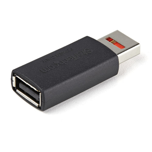 StarTech.com Adaptador Bloqueador USB de Datos – Adaptador USB Macho a Hembra de Carga Solamente – Sin Datos - Solo de C