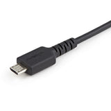 StarTech.com Cable de 1m Adaptador Bloqueador USB de Datos – Adaptador USB a Micro USB de Carga Segura – Micro USBC Solo