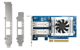 QNAP QXG-25G2SF-CX6 tarjetas de red Alámbrico PCI Express Fibra 2