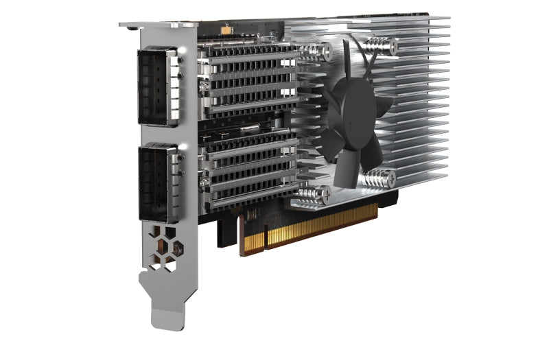 QNAP QXG-100G2SF-E810 tarjetas de red Alámbrico PCI Express Fibra 2