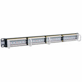 Intellinet Panneau de brassage Cat6, UTP, 24 ports, 1U, noir paneles de parcheo Ethernet rápido, Gigabit Ethernet 24 RJ-45 U/UTP (UTP)