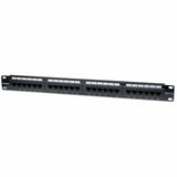 Intellinet Panneau de brassage Cat6, UTP, 24 ports, 1U, noir paneles de parcheo Ethernet rápido, Gigabit Ethernet 24 RJ-45 U/UTP (UTP)
