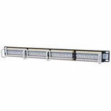 Intellinet Panneau de brassage Cat6, UTP, 24 ports, 1U, noir paneles de parcheo Ethernet rápido, Gigabit Ethernet 24 RJ-45 U/UTP (UTP)