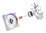Balam Rush BR-942133 sistema de refrigeración de computadora Gabinete de la computadora Ventilador 12 cm Blanco