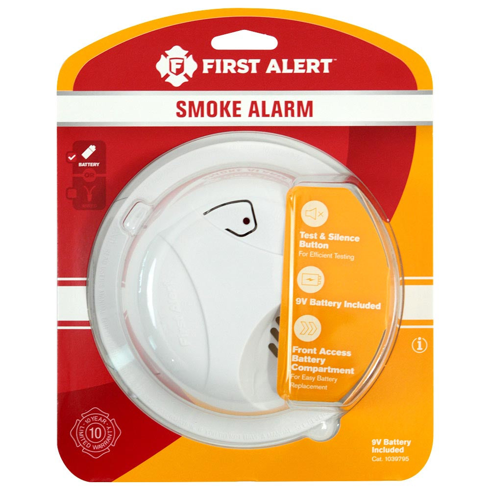 First Alert 1039796 detector de humo Detector de ionización Interconectables Alámbrico