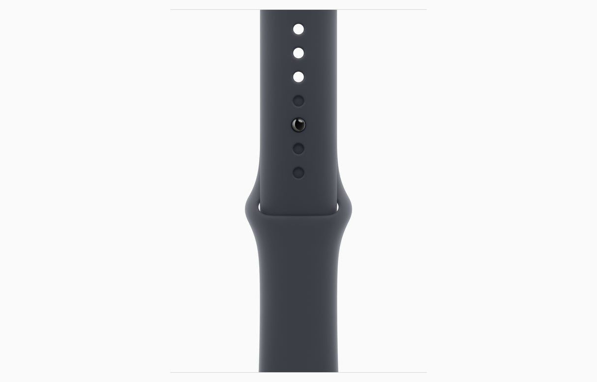 Apple Watch SE GPS + Cellular, Caja de aluminio color medianoche de 44 mm, Correa deportiva color medianoche - M/L