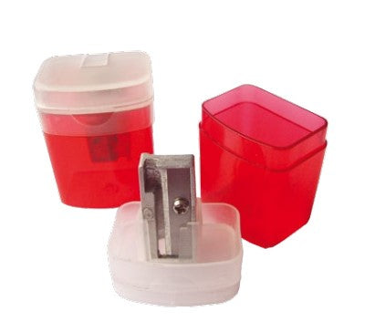 MAE SMD-1C sacapuntas Sacapuntas manual Rojo, Plata