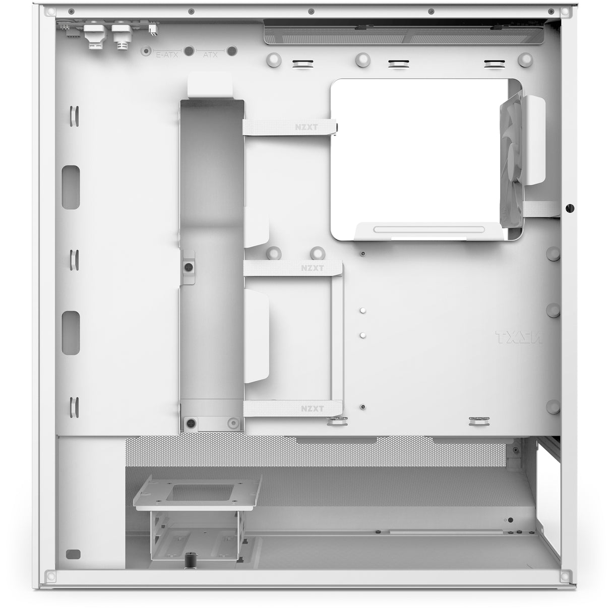 NZXT H5 Flow RGB Midi Tower Blanco, ATX, EATX, Micro ATX, CC-H52FW-R1 | Gabinetes de computadora