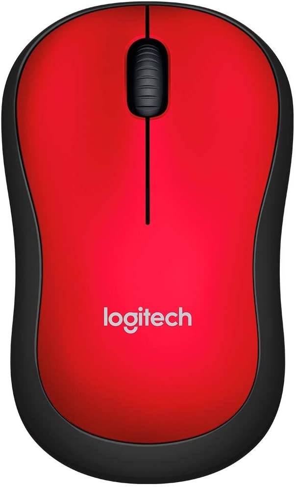 Mouse Inalámbrico Logitech M185 Rojo - 910-003635 FullOffice.com
