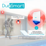 DuoSmart CSIREN1 sirena Sirena inalámbrica Interior / exterior Azul, Blanco, Reemplazo de batería