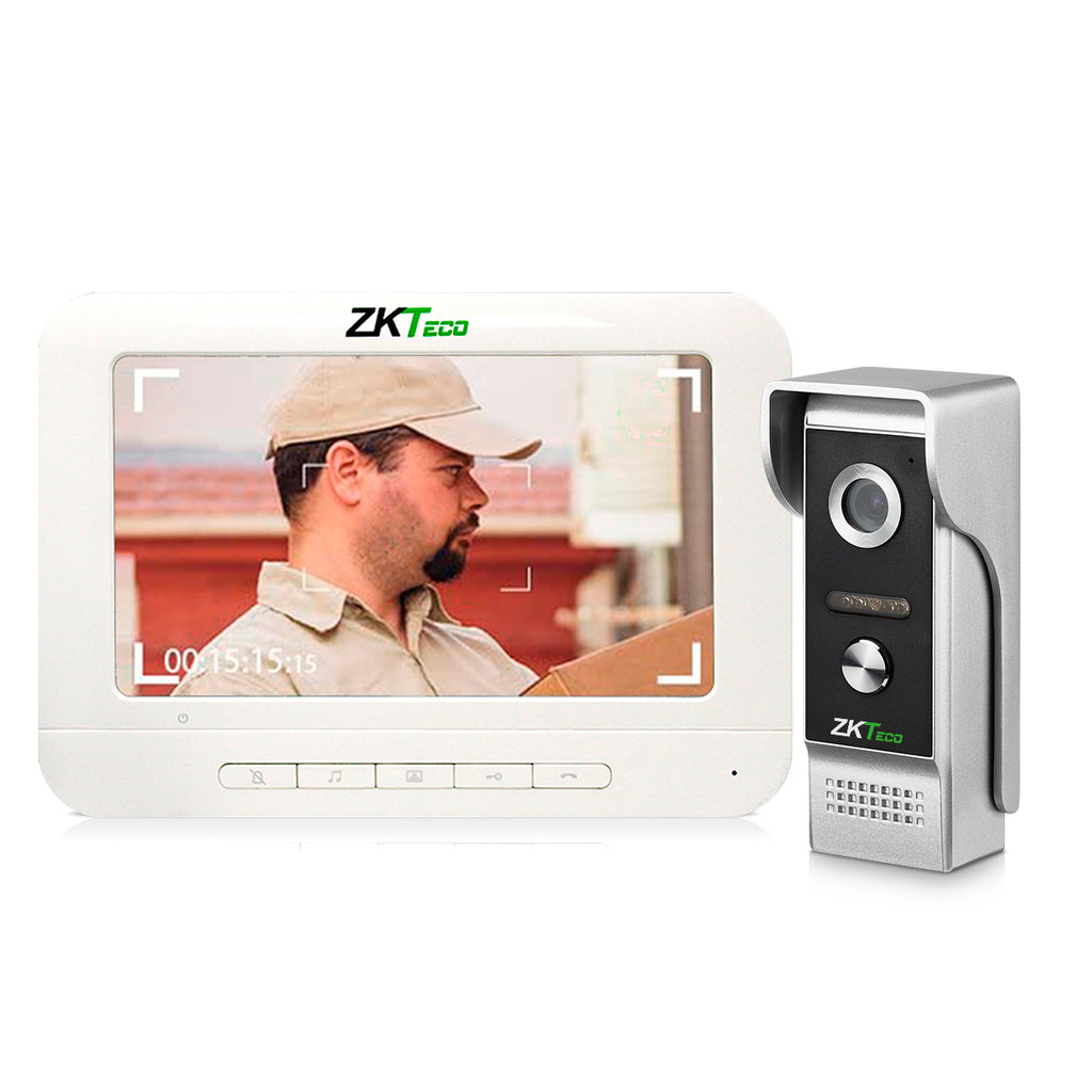 ZKTeco VDPO3-B3 KIT sistema de intercomunicación de video 17.8 cm (7") Acero inoxidable, CMOS