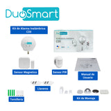 DuoSmart C20 sistema de alarma de seguridad Wifi Blanco, Botones, Escritorio/pared, 2.4 GHz