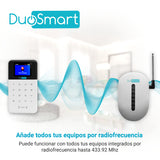 DuoSmart CREP1 transmisor repetidor de señal de alarma 433 MHz, Blanco, 500 mAh