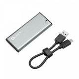 Getttech GCE-M231-01 caja para disco duro externo Carcasa para SSD Aluminio 2.5", Serial ATA III, 5 Gbit/s, Conexión USB