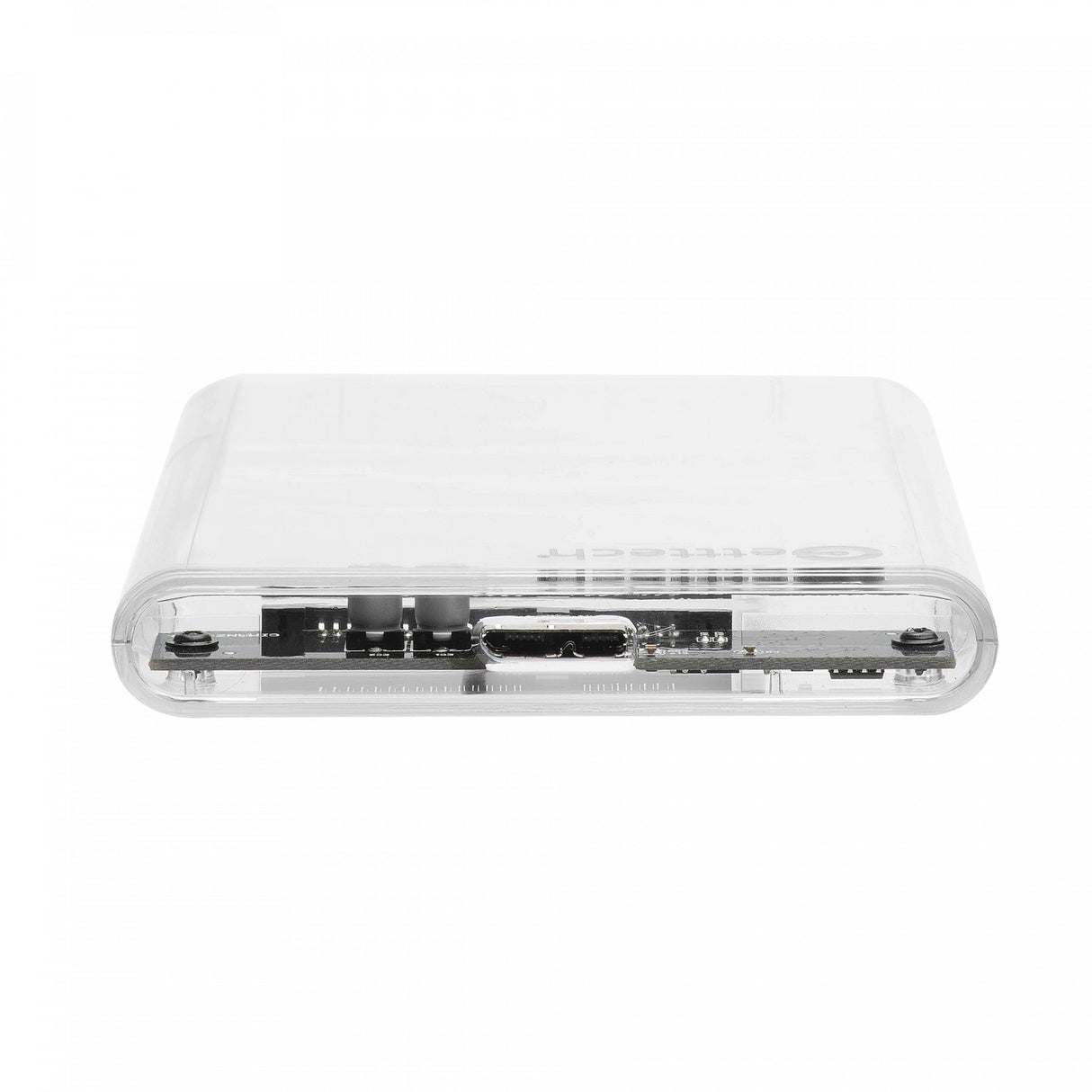 Getttech GCE-U325-01 caja para disco duro externo Transparente 2.5", Serial ATA III, 5 Gbit/s, Conexión USB