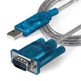 StarTech.com Cable Adaptador 0,9m USB a Puerto Serie Serial RS232 DB9 PC Mac Linux Cable DB-9 USB 2.0 A Macho Macho