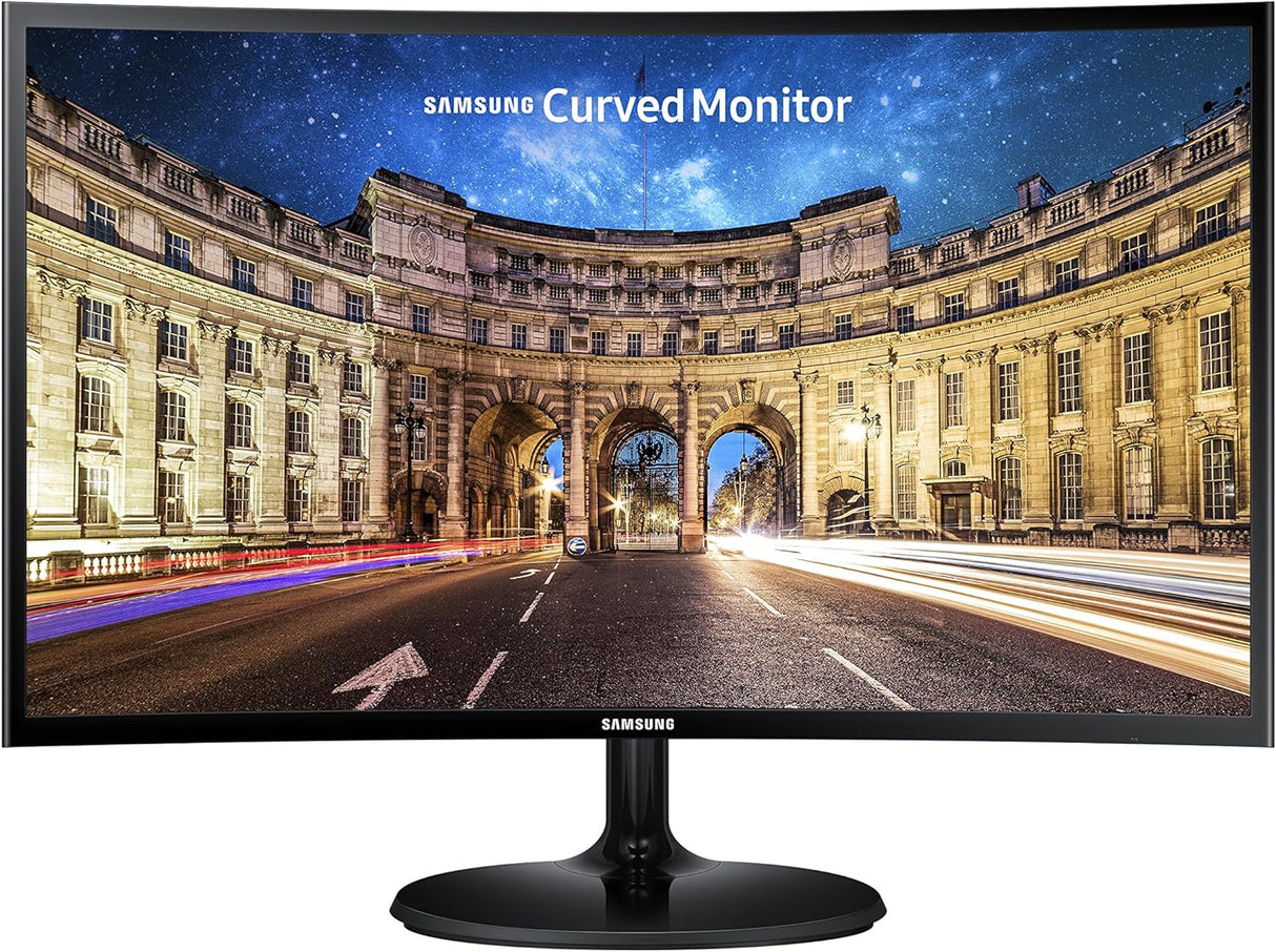 Monitor Curvo Samsung LC24F390FHL LED 23.5'', Experiencia Inmersiva, Full HD, Resolución 1920 X 1080, Panel Va, FreeSync, HDMI, Negro - LC24F390FHLXZX