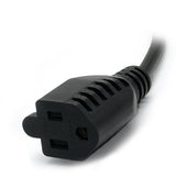 StarTech.com PAC100 Cables de transmisión Negro Macho 125 V